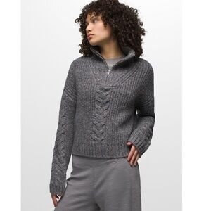 prAna - Women's Laurel Creek Quarter Zip Sweater Size M